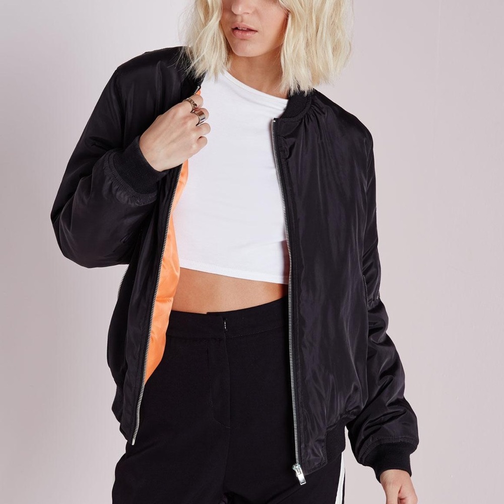 Missguided Bomber Jacket -XL/14